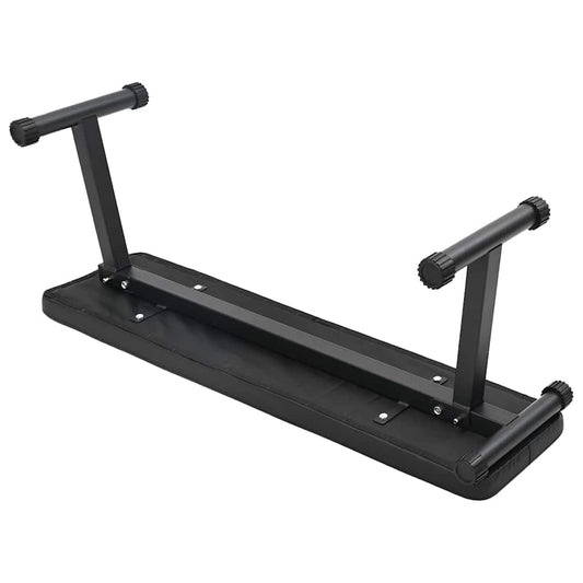 Gewichtsbank Schwarz 108 X 27 X 41 Cm Pulverbeschichteter Stahl