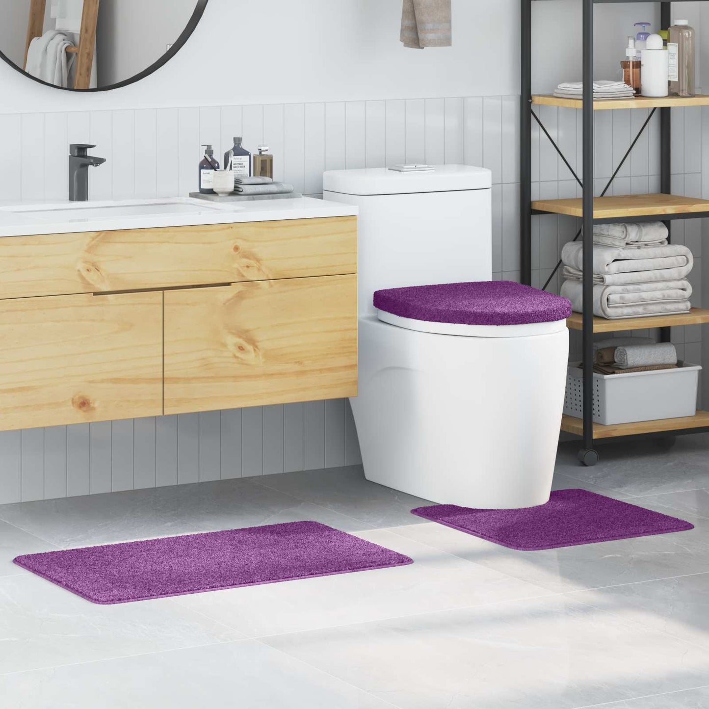 Anti-Rutsch Badematten-Set 3 Pcs Pp