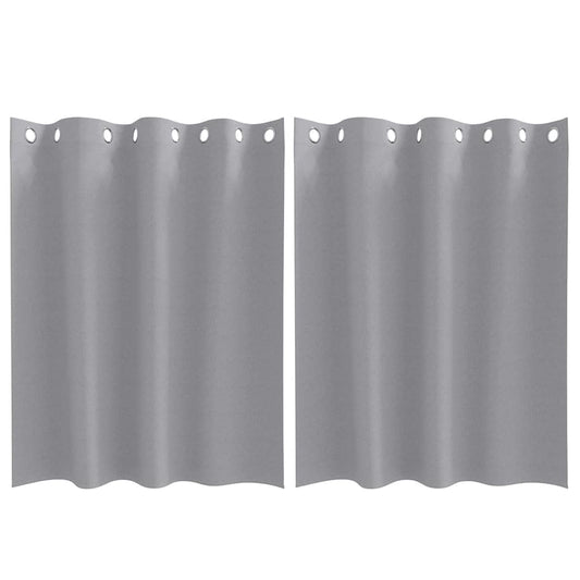 Verdunkelungs-Vorhänge Mit Ringen 2 Pcs 140 X Hellgrau