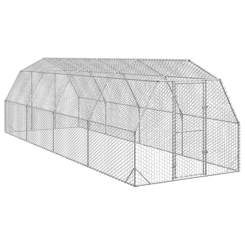 Hühnerstall 2,5X2X2,25 M Verzinkter Stahl