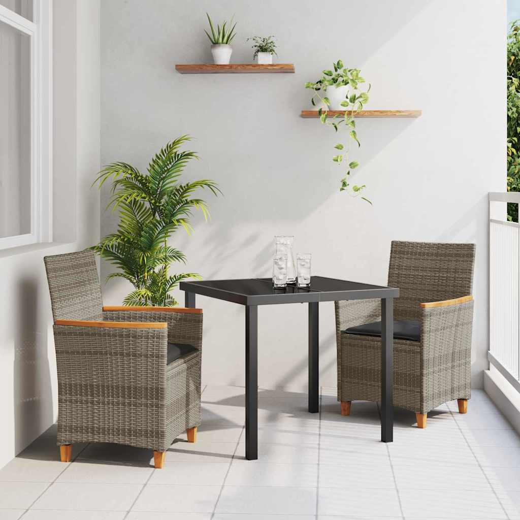 Garten Essgruppe 5 Pcs Poly-Rattan