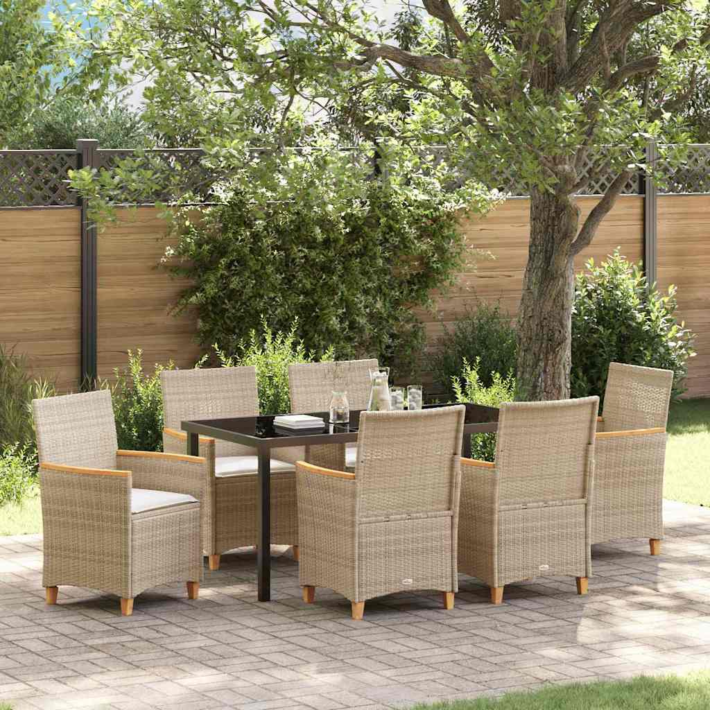 Garten Essgruppe 5 Pcs Poly-Rattan
