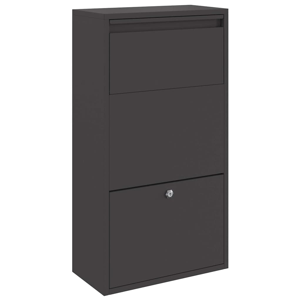 Paketdrop-Box Mit Speicher 44 X 22 X 82 Cm Stahl