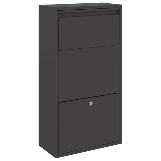 Paketdrop-Box Mit Speicher 44 X 22 X 82 Cm Stahl