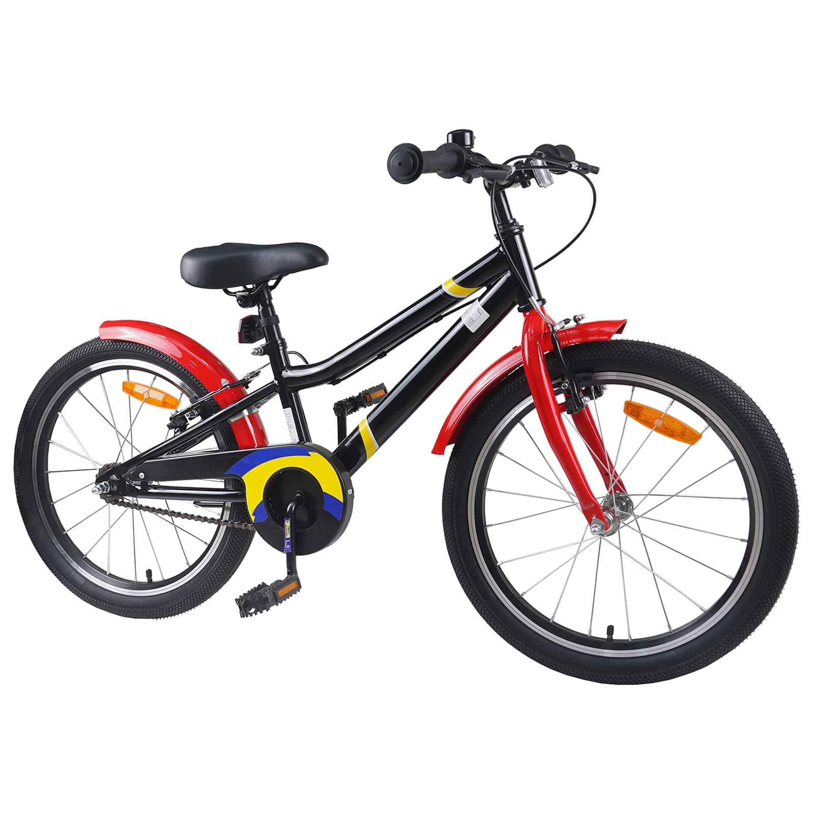 Kinderfahrrad Für 8-12 Jahre Alt Schwarz Rot