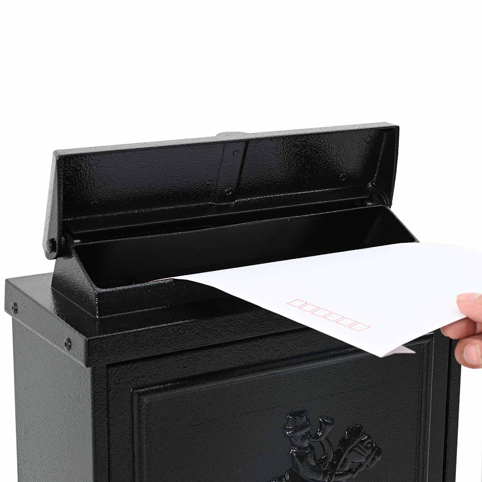 Wandmontierter Briefkasten Mit Speicher 29 X 13 X 41 Cm