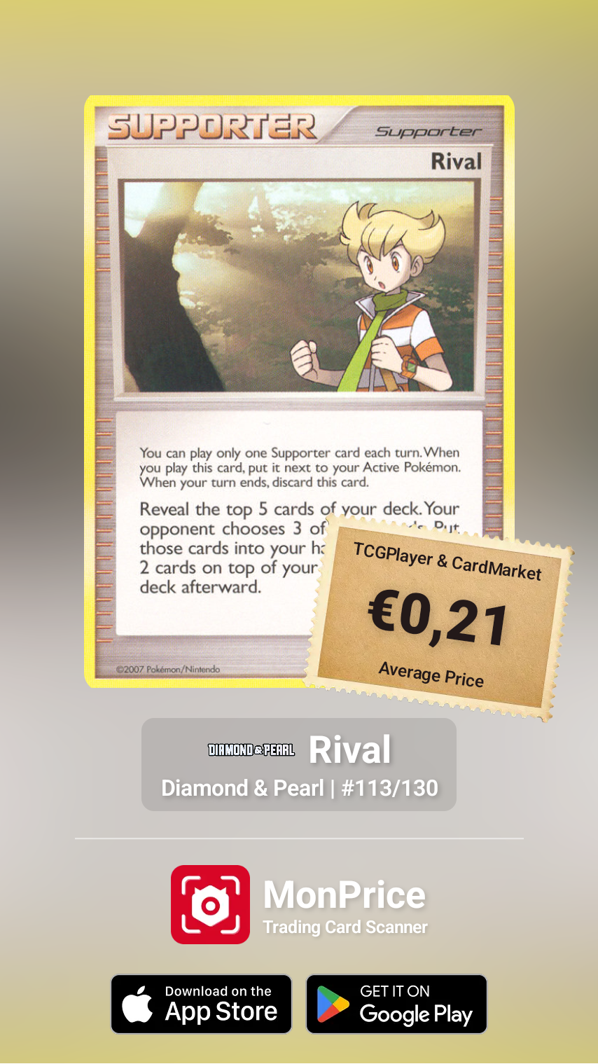 SAMMELKARTE Pokémon Rivale Deutsch