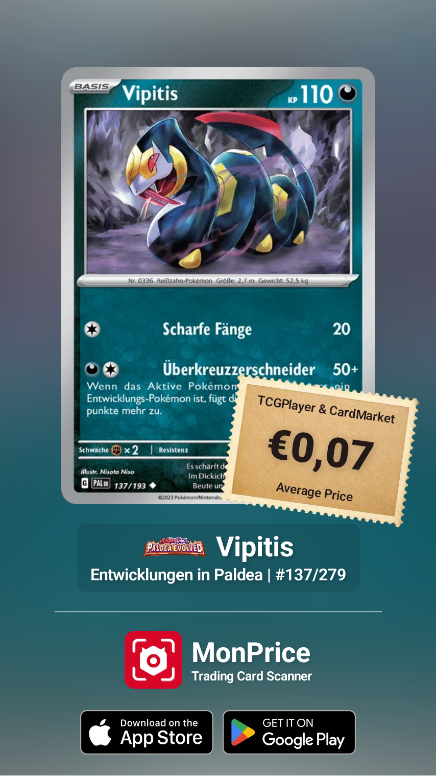 SAMMELKARTE Pokémon