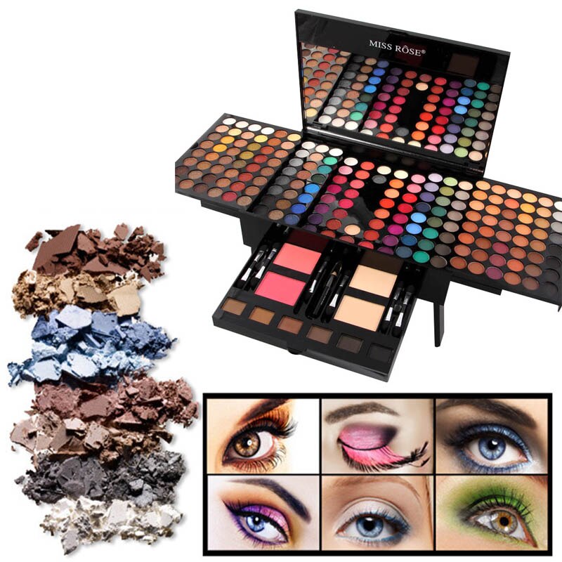 180 Farben Lidschatten- und Rouge-Set, personalisierte Make-up-Palette in Klavierform