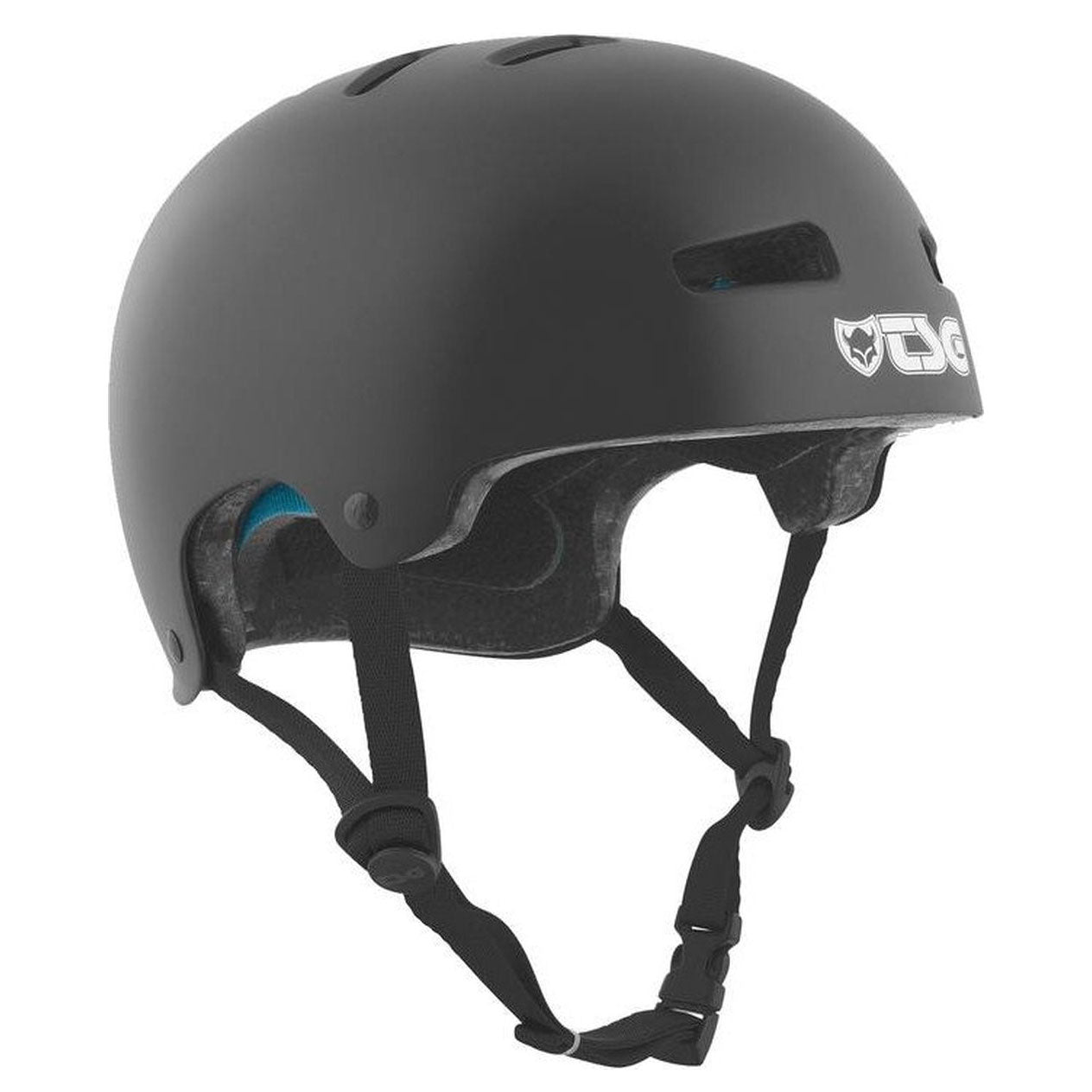 Tsg Evolution Solid Color Skateboard Helm - Kleur: Satin Black - Maat: Xxs/Xs