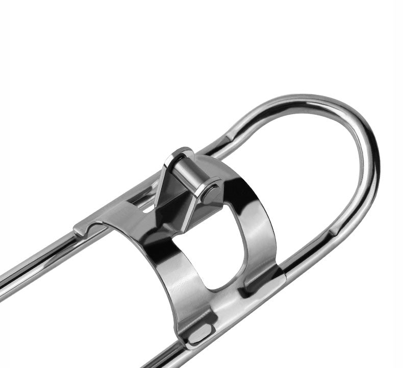 Automatischer, federgelagerter Angelrutenhalter aus Edelstahl