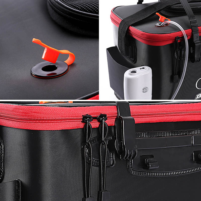 Fischbox, Aufbewahrungstasche