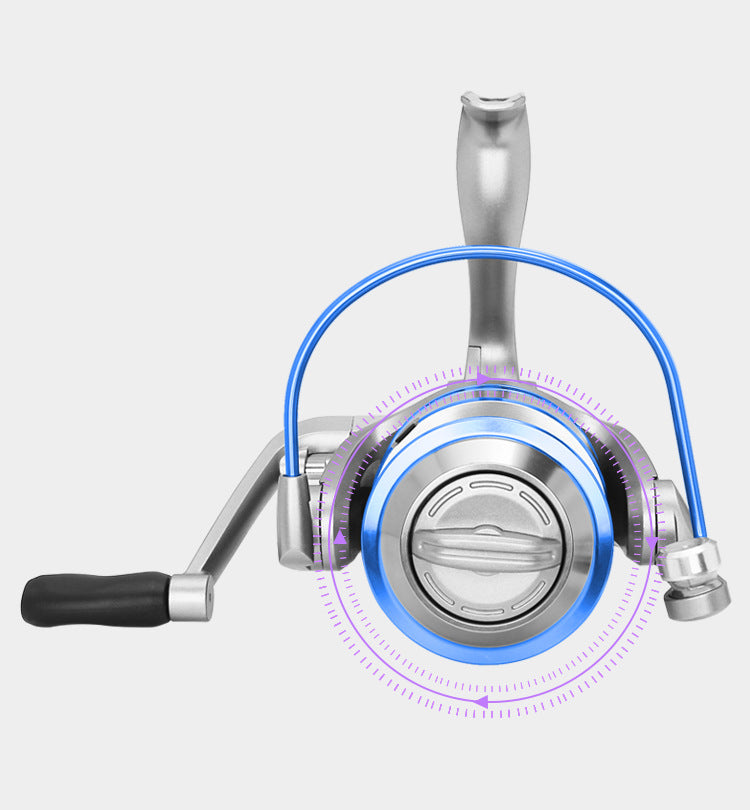 Metall Angelrolle – Spinning Wheel FB1000–FB6000 - Gut und Günstig Kaspar