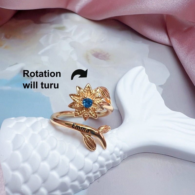 Rotierender Dekompressions-Schriftzug Spaltring