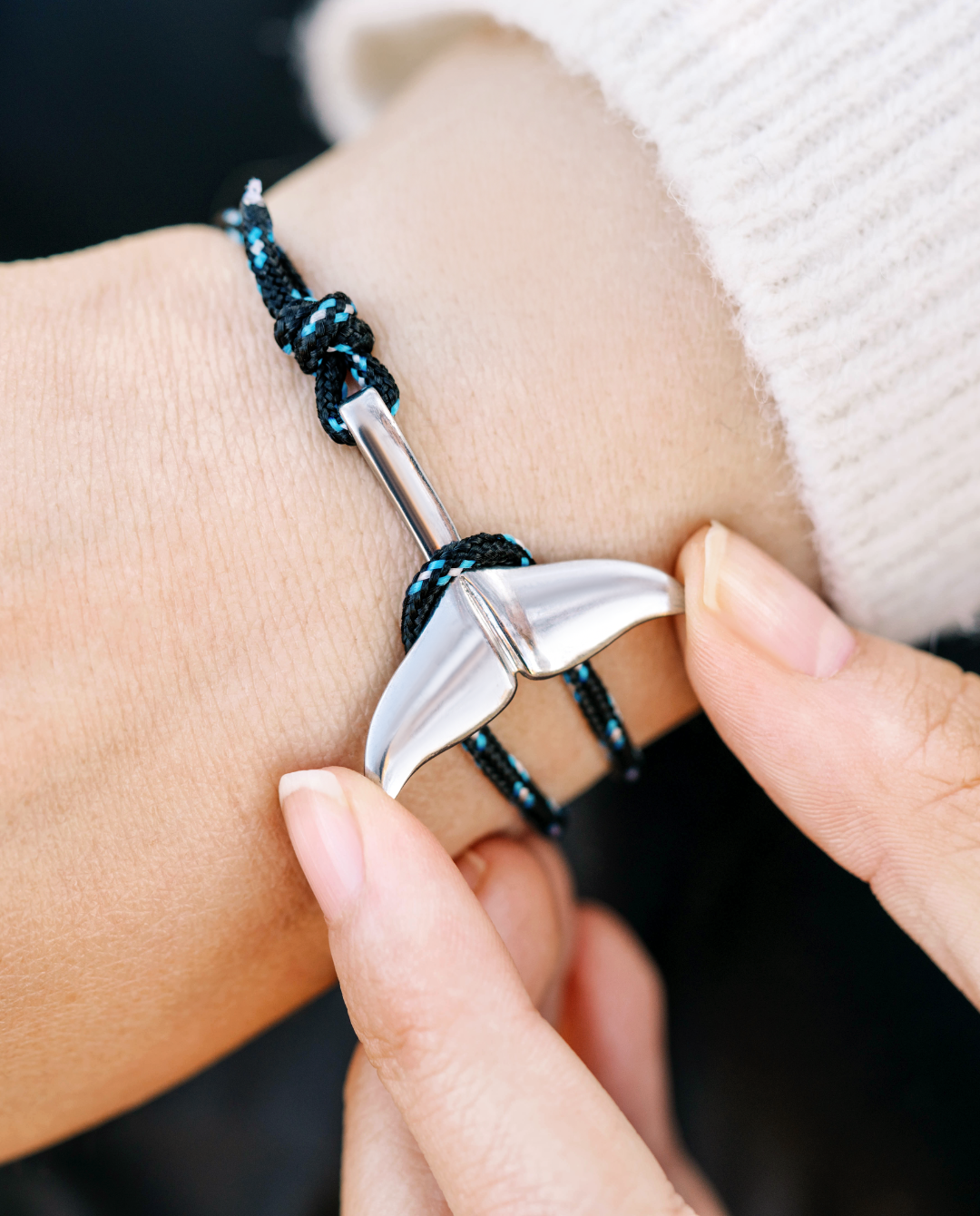 Walflosse – Dunkelblau