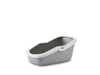 Savic Katzentoilette Aseo Grau/Weiss