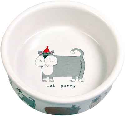 Trixie Fressnapf Katze Keramik Mit Druck Assorti