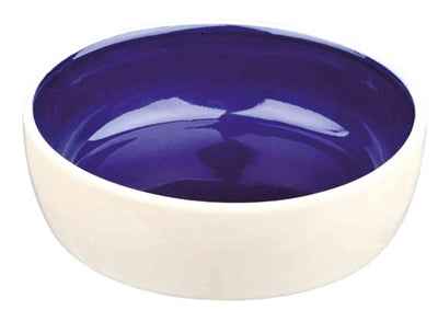 Trixie Fressnapf Katze Keramik Creme/Blau
