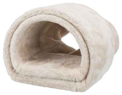 Trixie Spieltunnel Kaninchen / Meerschweinchen Plüsch Beige