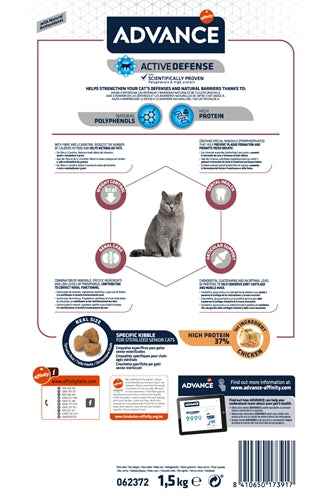 Advance Katze Sterilisiert Empfindlich Senior 10+