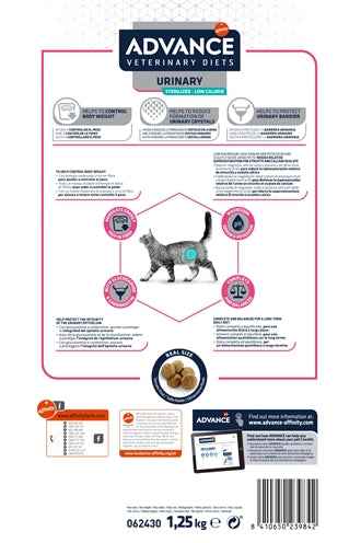 Advance Veterinary Diet Katzenurin Sterilisiert Weniger Kalorien