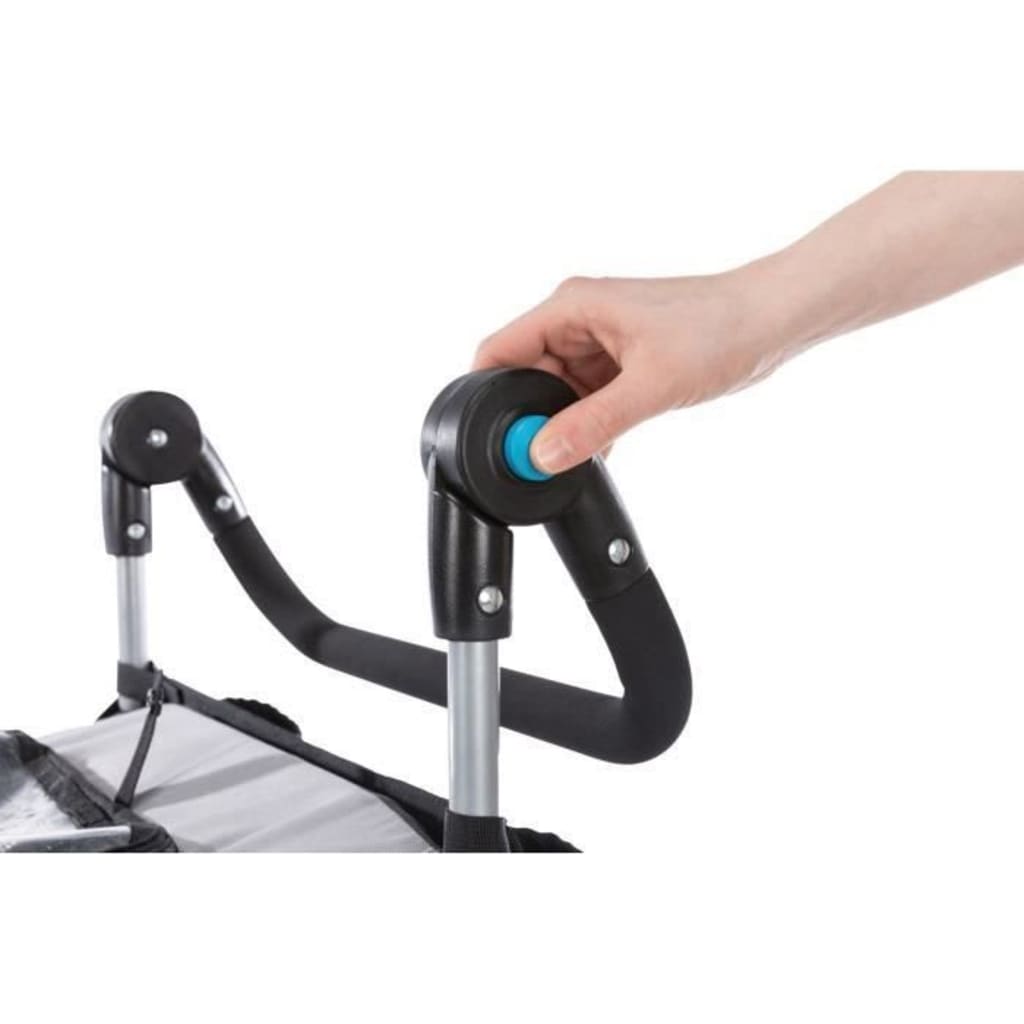 Trixie Hunde-Fahrradanhänger L Grau