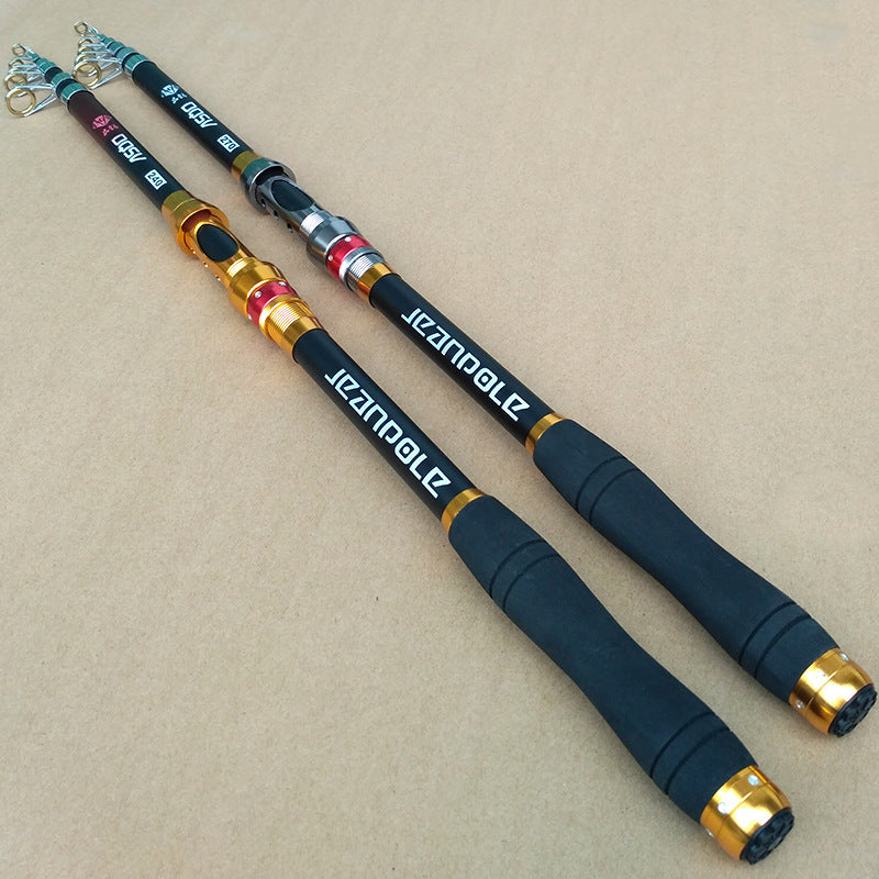 Superharte Meeresangelrute aus Fiberglas - 2,1m