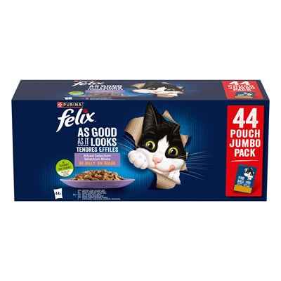 Felix "Every Day Feast" In Gelee-Mix-Box Thunfisch / Lachs / Rind / Huhn
