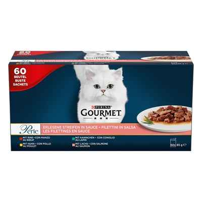 Gourmet Mini-Filets In Sauce Huhn / Kaninchen / Rind / Lachs