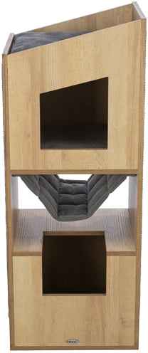Trixie Citystyle Katzenturm Braun/Grau