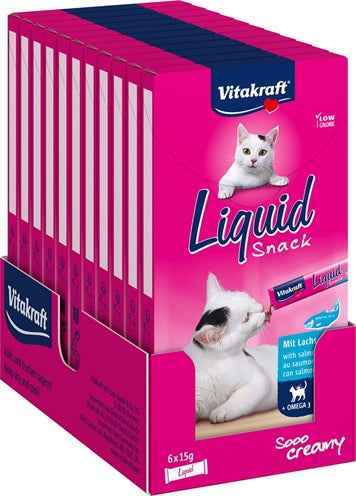 Vitakraft Cat Liquid Snack Lachs &Amp; Omega