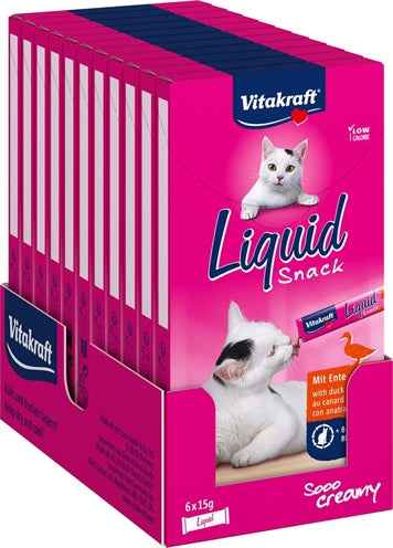 Vitakraft Cat Liquid Snack Ente &Amp; B-Glucan