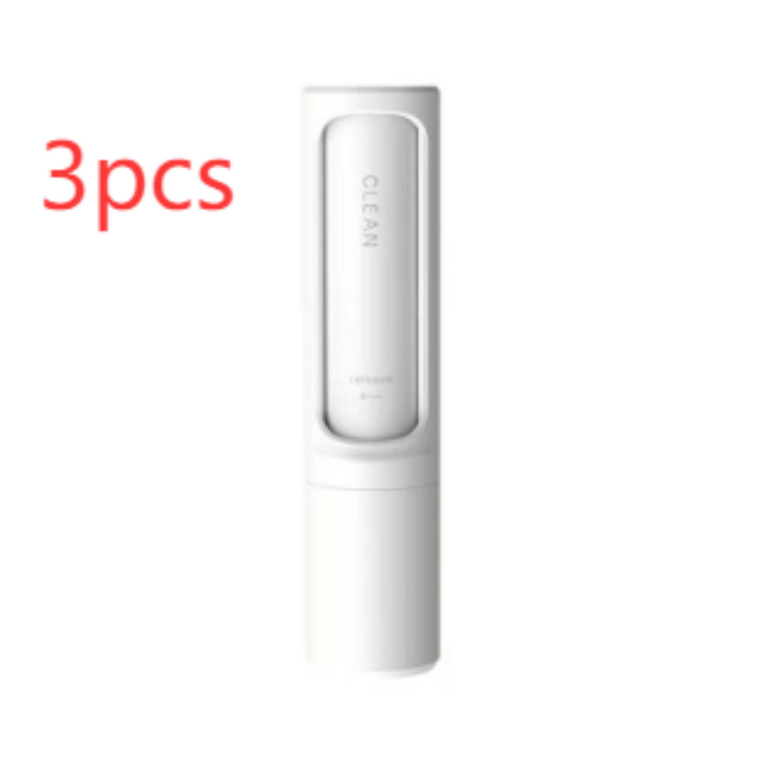 2-in-1 Wiederverwendbare Tierhaarentferner-Bürste/Fusselrolle, tragbar, effektives Selbstreinigungswerkzeug für Katzen- und Hundehaare, Staubentfernungsbürste