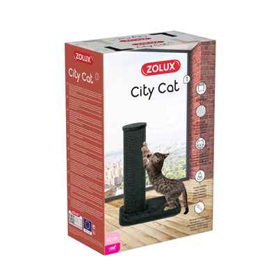 Zolux Kratzbaum Stadt Katze 1 Grau