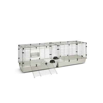 Savic Clubix 200 Nagetierkäfig Schwarz / Hellgrau