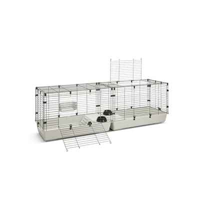 Savic Clubix 200 Nagetierkäfig Schwarz / Hellgrau
