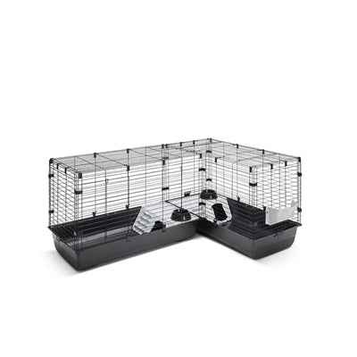 Savic Clubix Ecke Nagetierkäfig Schwarz