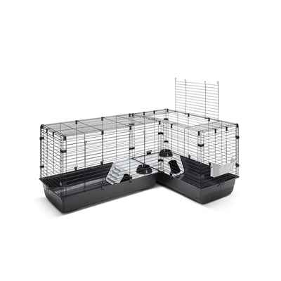 Savic Clubix Ecke Nagetierkäfig Schwarz