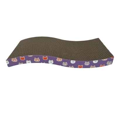 Easypets Katzenkratzer Welle Lila