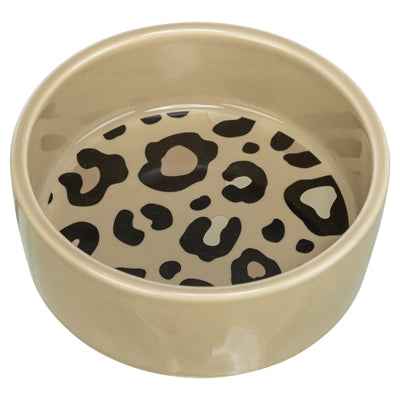 Trixie Futter / Trinknapf Leo Katze Keramik Panther Print Assorti