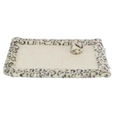 Trixie Leo Panther Print Kratzmatte Creme