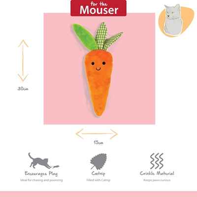 Happy Pet Tabby Patch Carrot Kicker