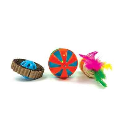 Happy Pet Tabby Patch Rassel / Roller / Kratzspielzeug