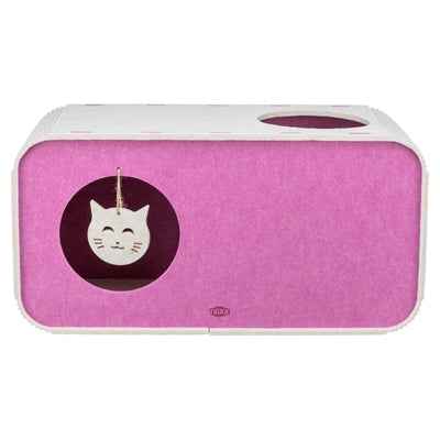 Trixie Laufstall Merle Quadratisch Filz Sand/Rosa