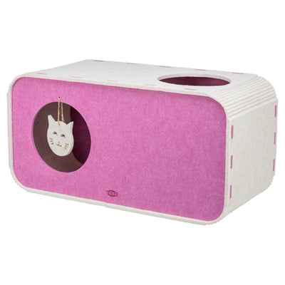 Trixie Laufstall Merle Quadratisch Filz Sand/Rosa