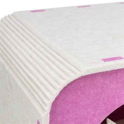 Trixie Laufstall Merle Quadratisch Filz Sand/Rosa