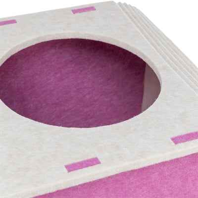 Trixie Laufstall Merle Quadratisch Filz Sand/Rosa