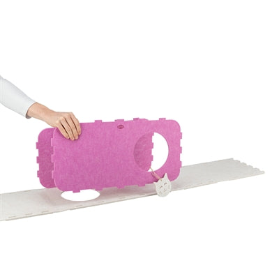 Trixie Laufstall Merle Quadratisch Filz Sand/Rosa