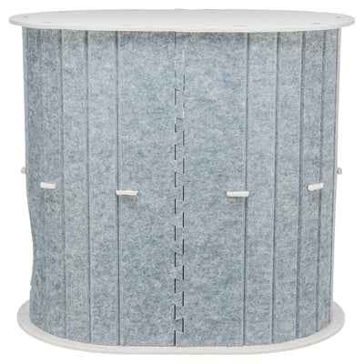 Trixie Wollfilz Laufstall Mara Oval Sand/Grau