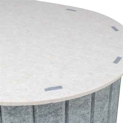 Trixie Wollfilz Laufstall Mara Oval Sand/Grau